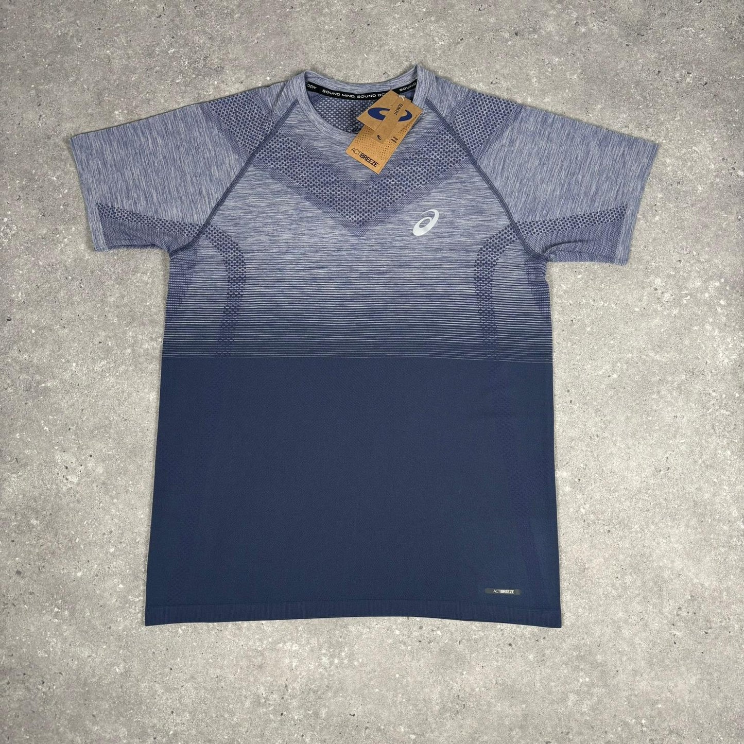 ASICS SEAMLESS T-SHIRT - NAVY